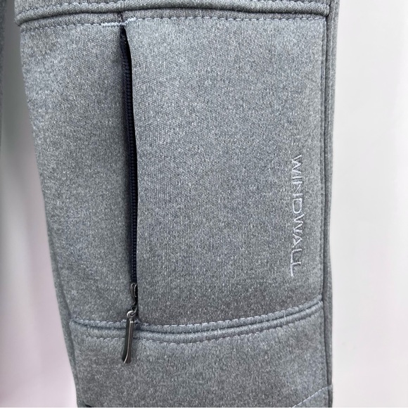 The North Face Gray Apex Risor Windwall Hoodie Fleece-Lined Jacket Size Medium - Picture 7 of 10